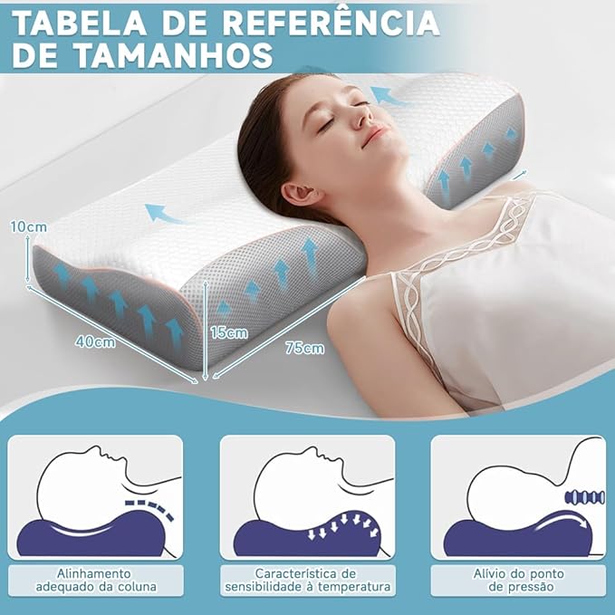 Travesseiro Cervical Ortopédico