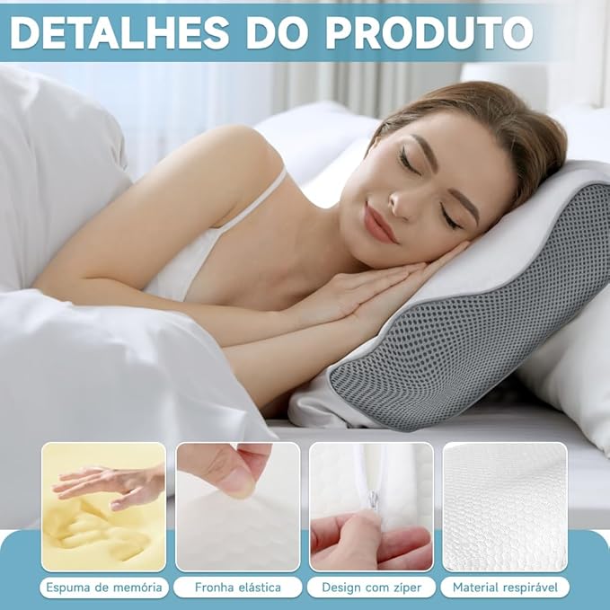 Travesseiro Cervical Ortopédico
