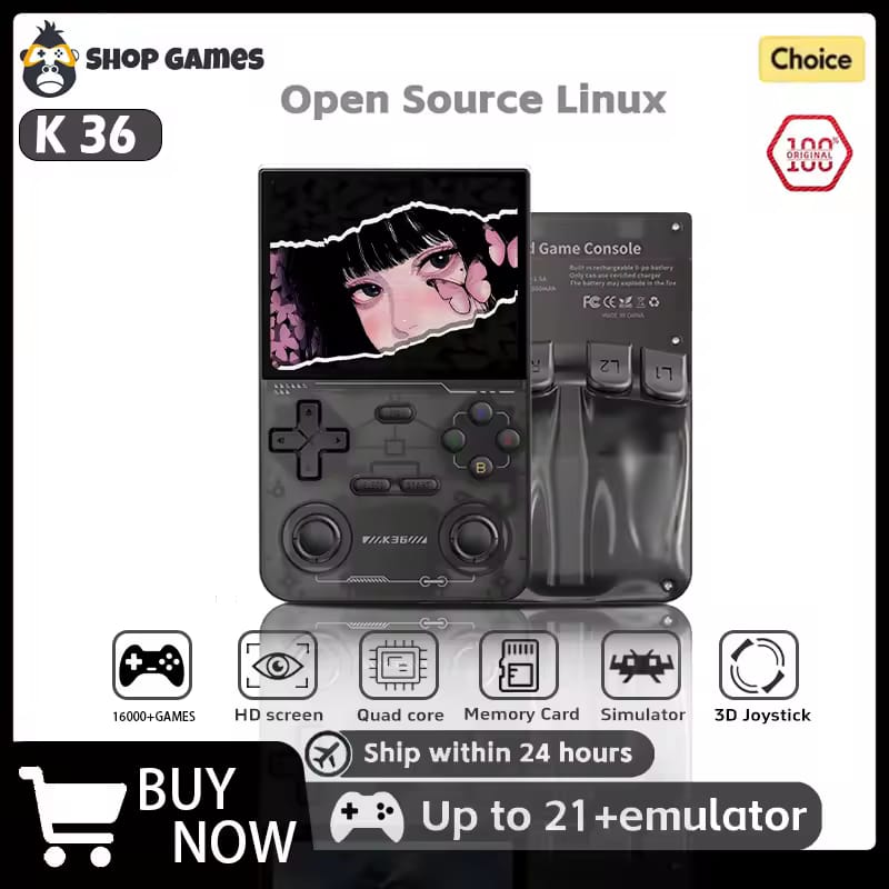 Console de videogame portátil retrô