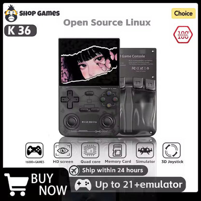 Console de videogame portátil retrô
